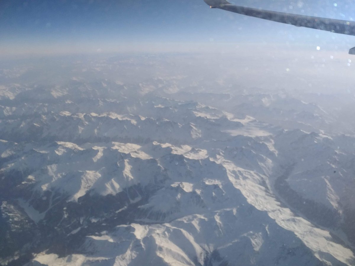 secretlyajedi's tweet photo. MrF's view as he flew over the Alps in his way to Rome to referee in an EFC event. The life of a fencer....airports...sports halls....and occasionally some sights. MrF flying (no pun intended) solo this weekend. @WestFifeFencing #MrFrefs https://t.co/p6I2KUFg1q