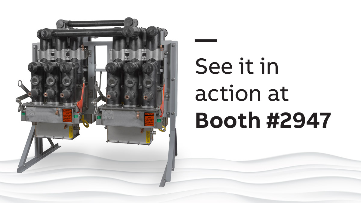 ABBNorthAmerica's tweet photo. Get the inside story on switchgear safety with the latest advancement from ABB. Behold the Tru-Break™ switchgear module from Elastimold® – a break from what you thought possible. See a live demo and get a clear view of the future in booth #2947 at #DTECH2020. https://t.co/8wiUOInHcR
