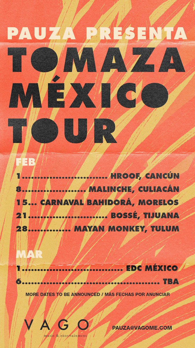 VAGO_ME's tweet photo. @pauzamusic regresa a México con su tour TOMAZA 🔥🔥 https://t.co/U9hUC0H0Te
