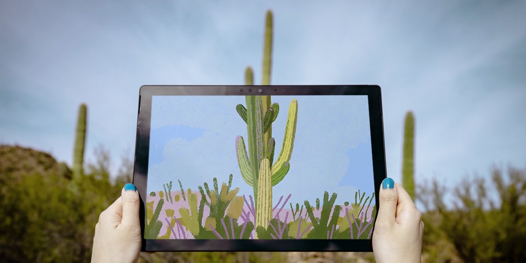 Discovery is limitless. With Surface Pro 7 make your mark on the world one creation at a time. http://msft.it/6018Tkhq4