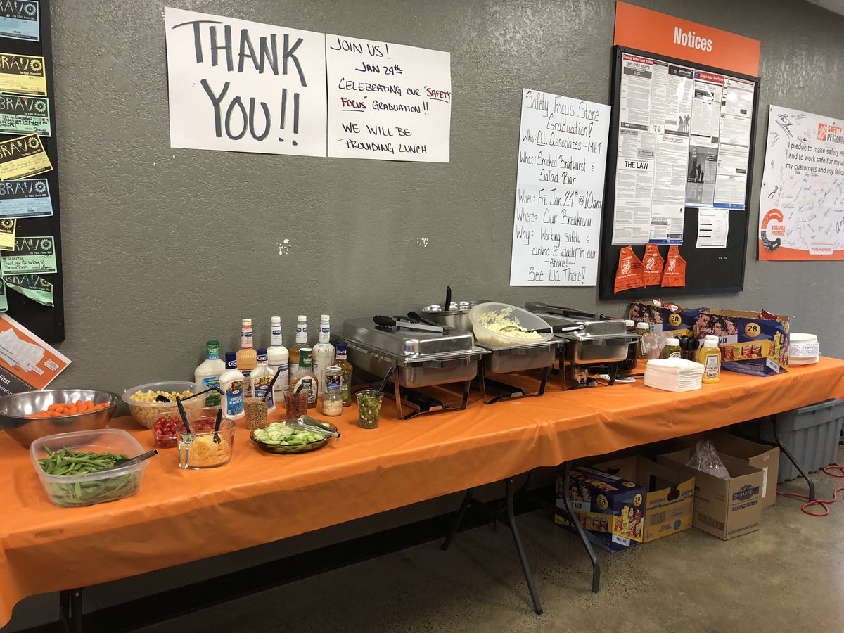 Celebrating our “Safety Focus” graduation! Thank you to all of our associates who worked safe to make this happen!! <a href="/hd_4023/">Home Depot 4023</a> <a href="/PJMiller16/">PJ Miller</a> <a href="/Sandarina2/">Sandarina</a> <a href="/DennisLarsen9/">Dennis Larsen</a> <a href="/KeyeMcginty/">Keye McGinty</a> @blkubes