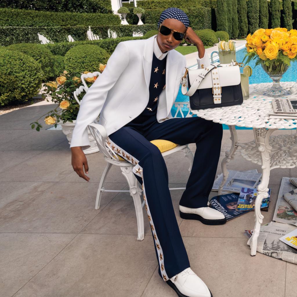 A celebration of American style: star and stripe details from the Spring 2020 #MichaelKorsCollection ad campaign. 📸: @InezandVinoodh