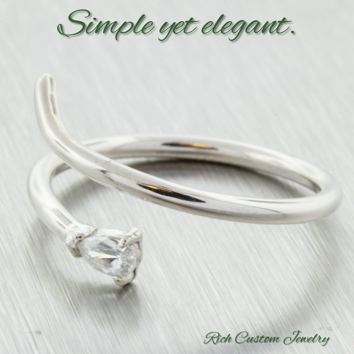 RichCustom's tweet photo. Sometimes something so simple can be so elegant and beautiful! 

#14kwhitegold #simpleyetelegant #pearshapediamond #simpleengagementring #handmadering #lasvegascustomjewelry #richcustomjewelry #makedreamsreality #imaginationisalimitaion #LasVegas https://t.co/fzdWXPbKH3