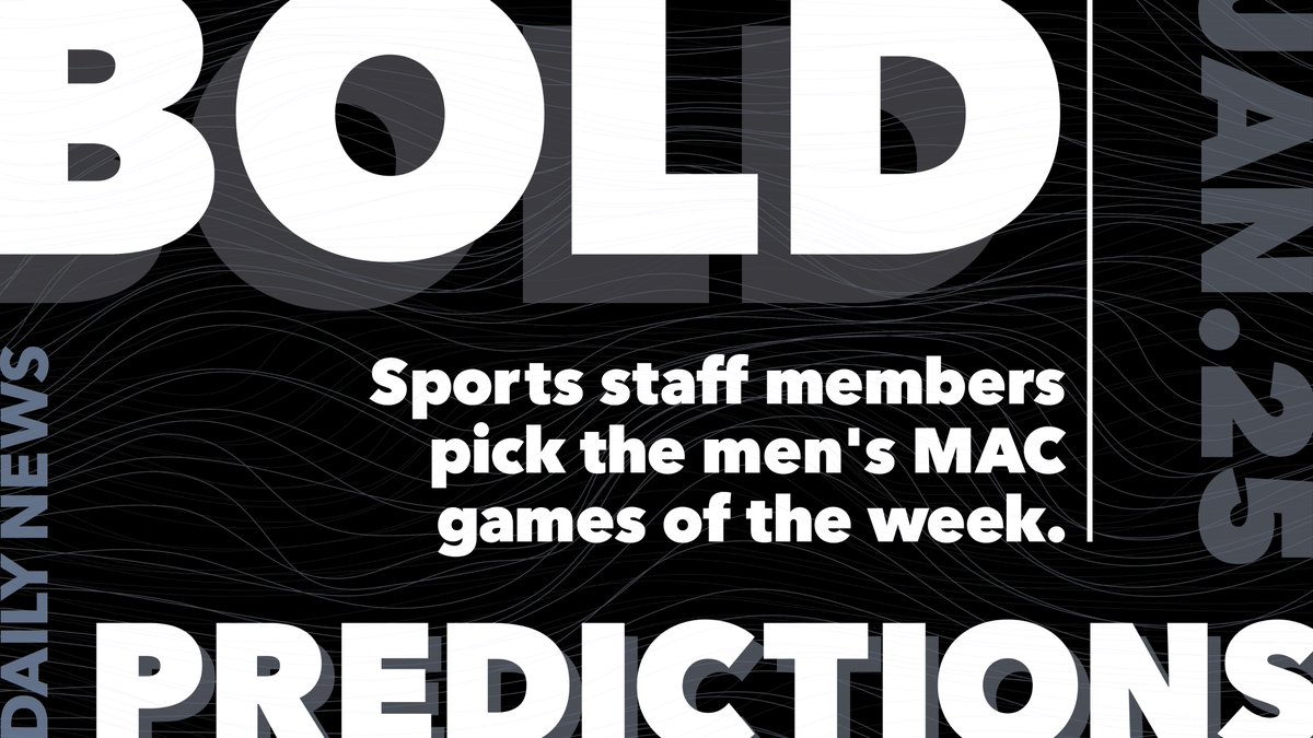 dn_sports's tweet photo. THREAD🏀✅

It's Friday and you know what that means...#BoldPredicitons! 

Here are the DN Sports staff's picks for this weekend's 
@MACSports MBB games. https://t.co/FVKRiCACfy