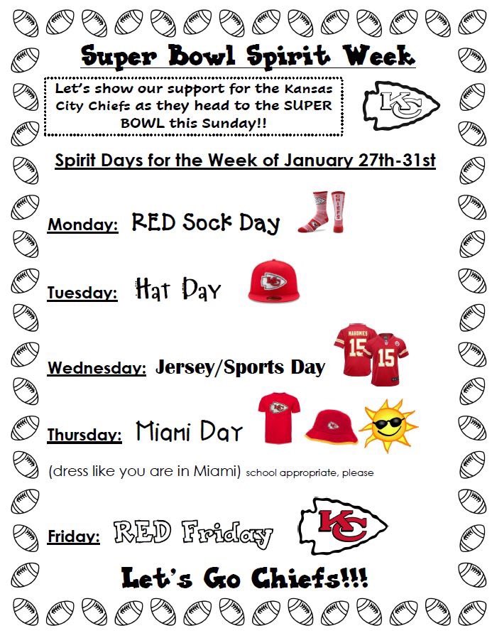 parkhillrenner's tweet photo. Roadrunners, show your pride for our KC Chiefs next week! ❤️💛 🏈 https://t.co/BM7kigl6zu