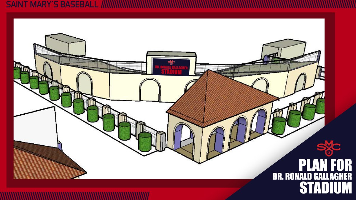 smcgaels's tweet photo. The Department of Athletics is excited to announce today the final fundraising for a seating project at the baseball complex, and the naming of the stadium to Br. Ronald Gallagher Stadium!

All the details ⬇️
https://t.co/2JWLNcqd7D

#GaelsRise https://t.co/VAt1vNZqAP