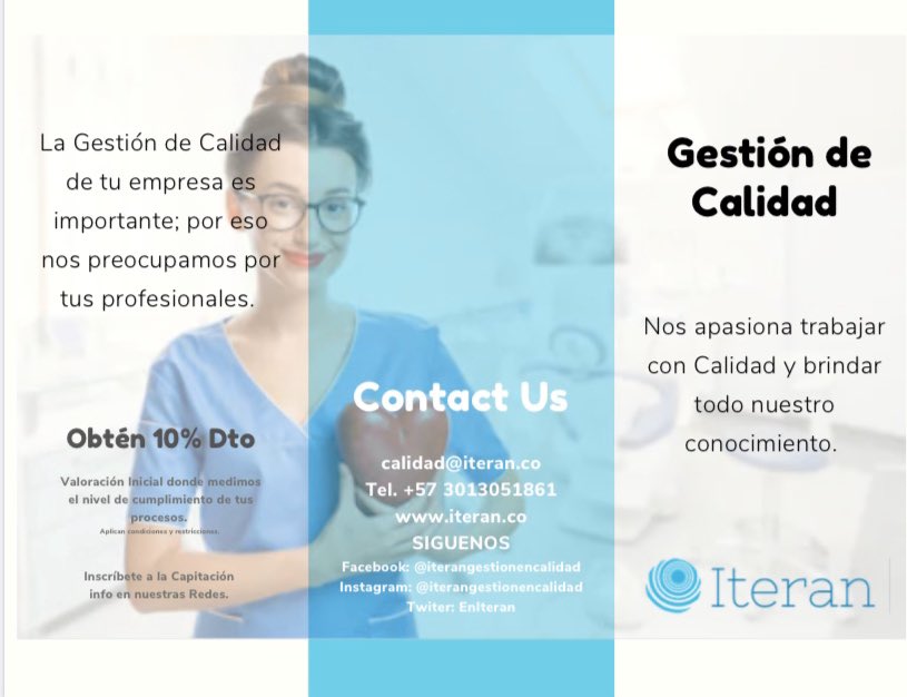EnIteran's tweet image. Por que nos apasiona lo que hacemos!! 
.
#iterangestionencalidad #habilitacionesensalud #calidadyservicio  
#procesos 
.
. 
iteran.co