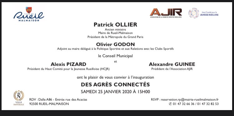 AlexisPizard's tweet photo. ⚠️ A l’attention des rueillois sportifs, investis dans la vie locale ou simplement curieux : nous inaugurons demain à 15h le deuxième projet du HCJR, en collaboration avec l’association AJIR. Vous êtes toutes et tous convié(e)s !⚠️ https://t.co/t3Z71KBbuu