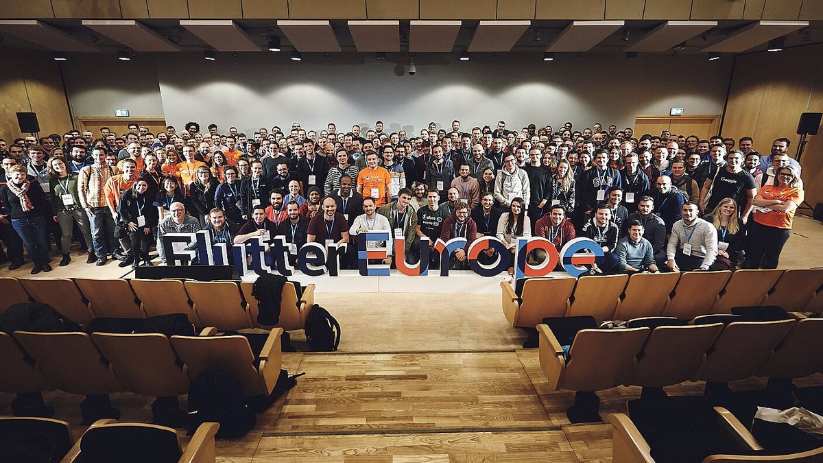 FlutterEurope's tweet photo. Dear #FlutterEurope friends! Without YOU this wouldn't have been possible. THANK YOU 💙 https://t.co/SXVdom2ssU