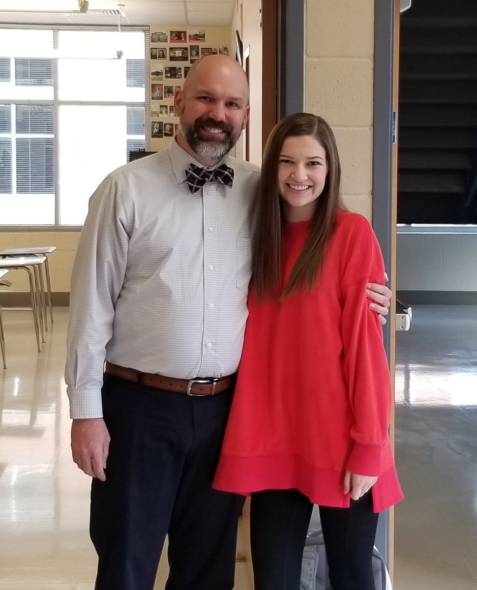 HHSGenerals's tweet photo. Correction and Congratulations:  
Kori Moore is our STAR student and she selected Dr. Trobaugh is the STAR teacher. https://t.co/vu9oXgAZzR