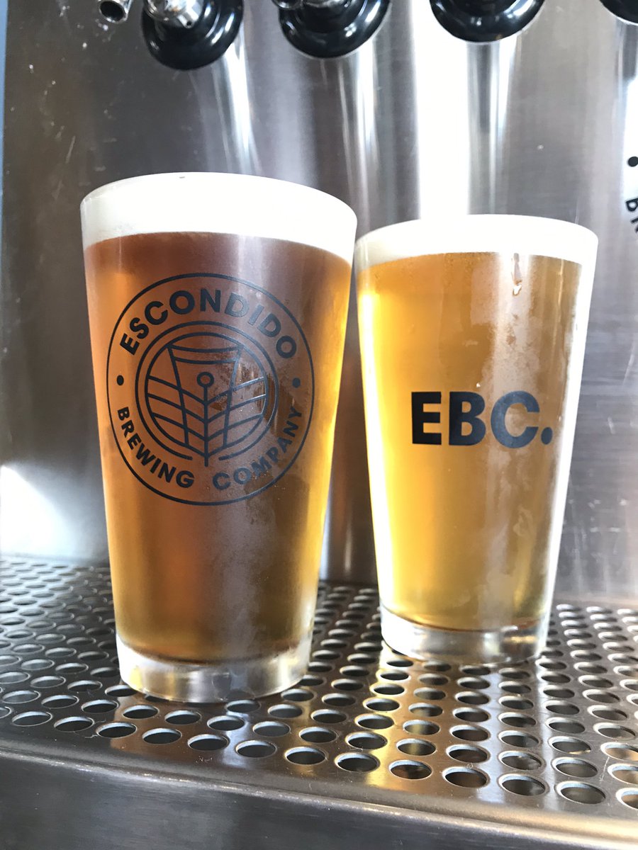 escobrewco's tweet photo. What a fabulous Friday! Oh, and we have 2 of our favorites back on tap: Grape Day Double IPA and Old Esco Golden Ale! And, @CharBBQ serving up some amazing bbq! #cheers #sdbeer https://t.co/n57M06w579