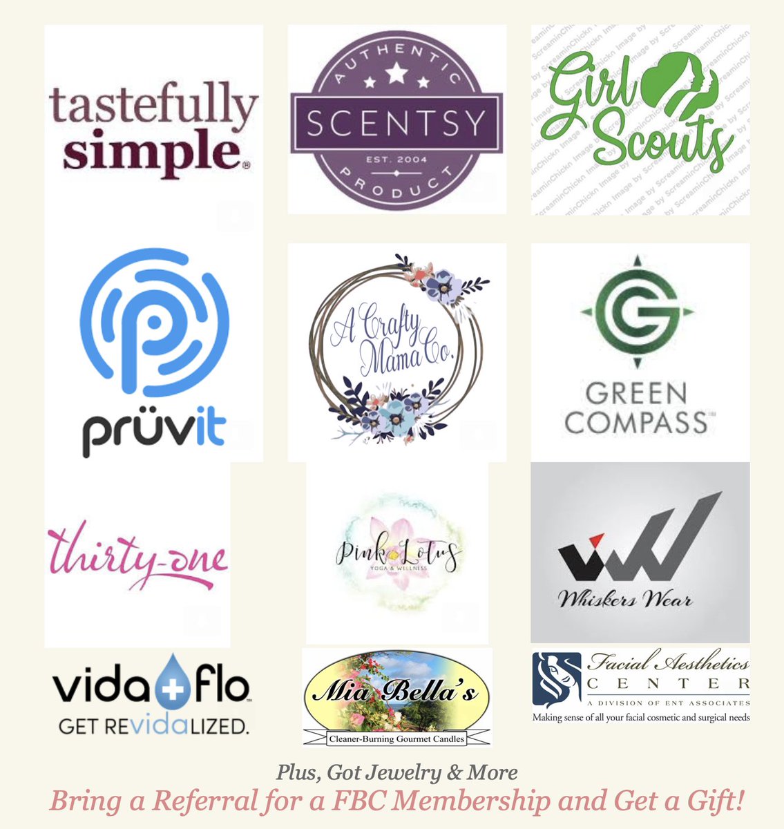 Come shop for your loved one February 8th at our Sip &amp; Shop event at Giovannis in Palm Harbor! Take a look at our vendors list below and RSVP by clicking this link.
events.r20.constantcontact.com/register/event…