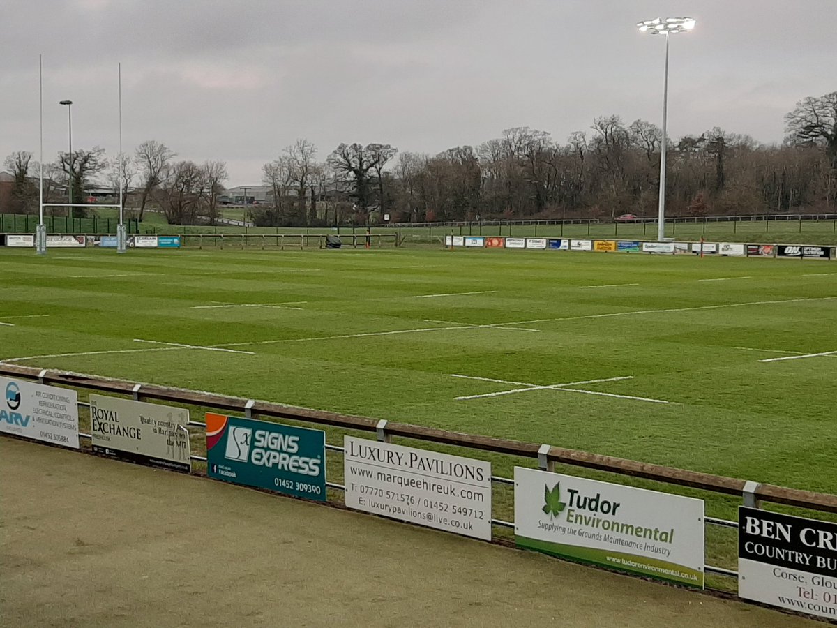 MN011104's tweet photo. A great day at Hartpury preparing the first team pitch for @HartpuryRFC game tomorrow afternoon, showing on SkySports. A huge thankyou to @peterholmstrom1 and @AdvanceGrass for their help in organising a foliar feed earlier in the week, greatly appreciated. https://t.co/5Ll1Cm6NnW