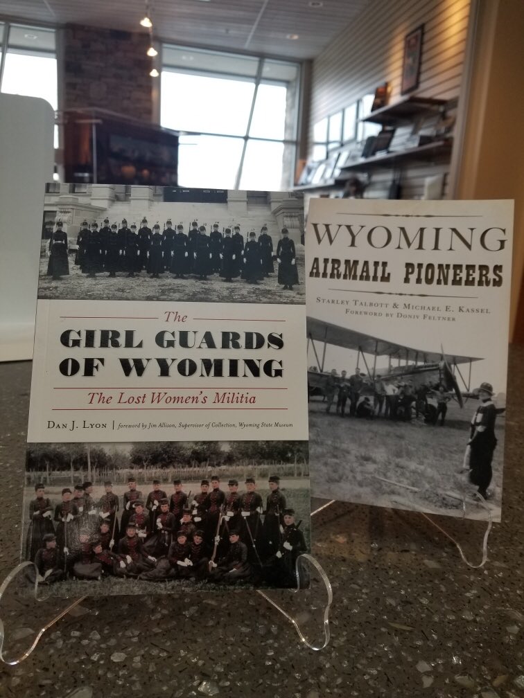 The gift shop has some new books on women’s suffrage in Wyoming! #TheVote