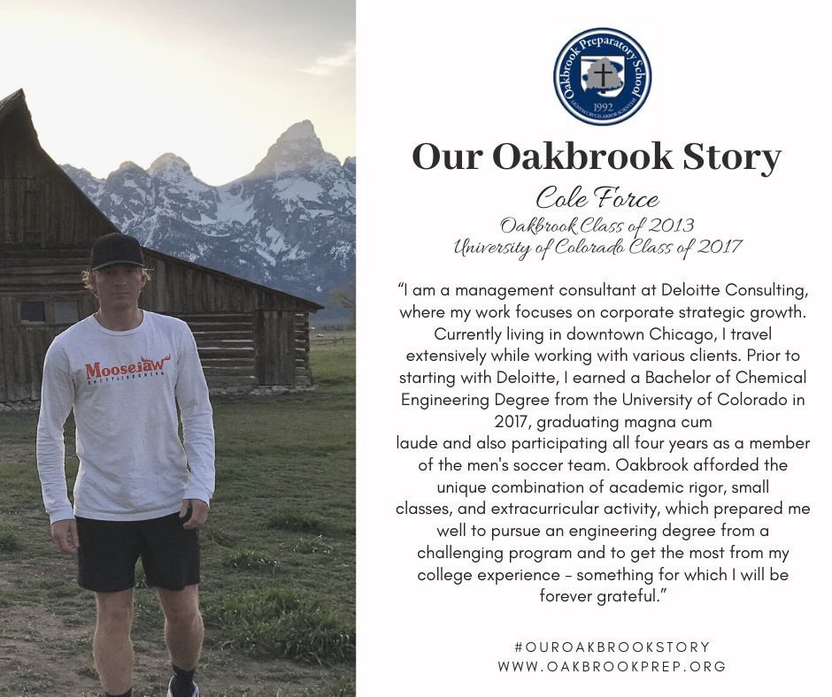 We are launching our next series of #OurOakbrookStory with interviews with our alumni. Read what they are doing now and how Oakbrook made a difference in their lives.
