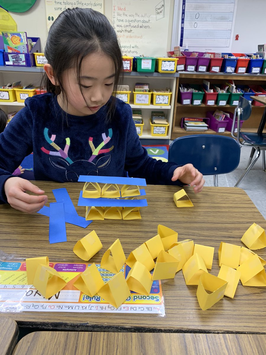 During today’s STEM challenge students built towers using triangles and planks.  Some towers were tall, while others were strong.  Students enjoyed the discovering. <a href="/WyomingElem/">Wyoming Elementary</a>