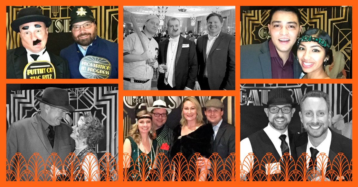 10thMagnitude's tweet photo. Our team came together to kick off the new year in style. We had a "roaring" good time and are excited for a #magnitastic 2020. #10thMagnitude #Roaring20s https://t.co/X7Y9A8NSt5