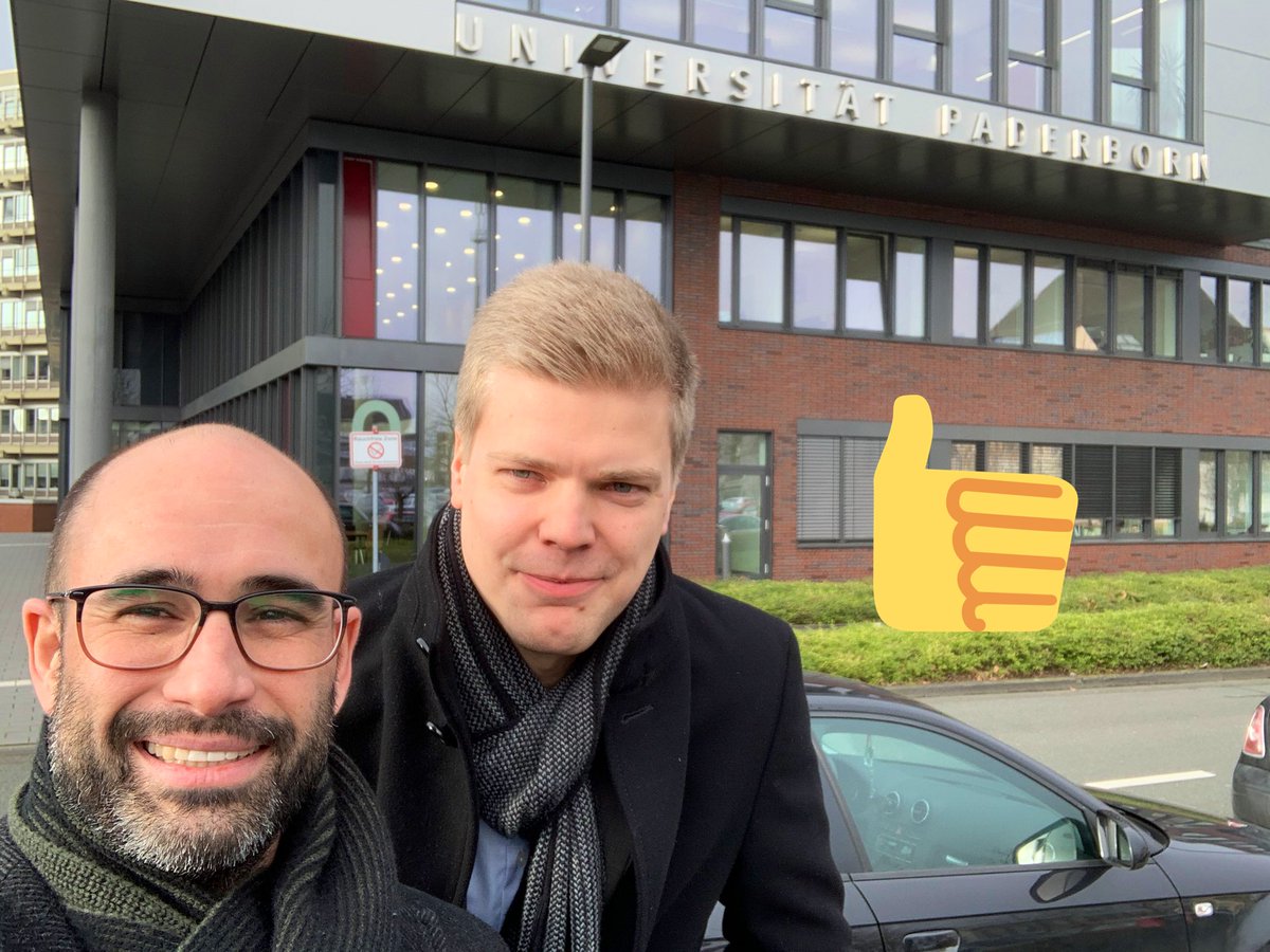 mmaus1909's tweet photo. Heute mal wieder zurück an die Uni: Gastvorlesung bei den WI‘lern. Es hat wie immer Spaß gemacht, die aktuellen #sap Themen zu präsentieren und zu diskutieren! #werockedit #scp #cronos #unipaderborn #starkesteam #cronologewerden #campus #fiori #zukunftjetzt https://t.co/uWoBNjdA00