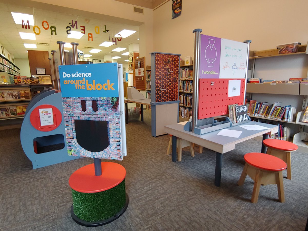 JoGetsCurious's tweet photo. This is so exciting. @KYScience at @BathMemLib with an all-new small version of #ScienceInPlay2Go with support from @KDLALibDev and @US_IMLS . And always thanks to @PNCBank #GrowUpGreat and @genentech too!! Small package....big learning for young kids! #doscience https://t.co/il54MpPZVv