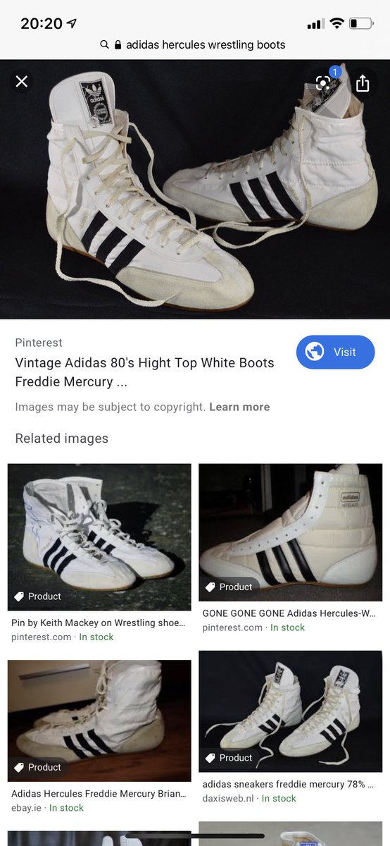John Robins on Twitter: "@ginger_ewok They may be Adidas Hercules wrestling (which he wore at Live Aid) but the modern seems to be the Hi @adidas? https://t.co/qOqJsiF1eQ" /