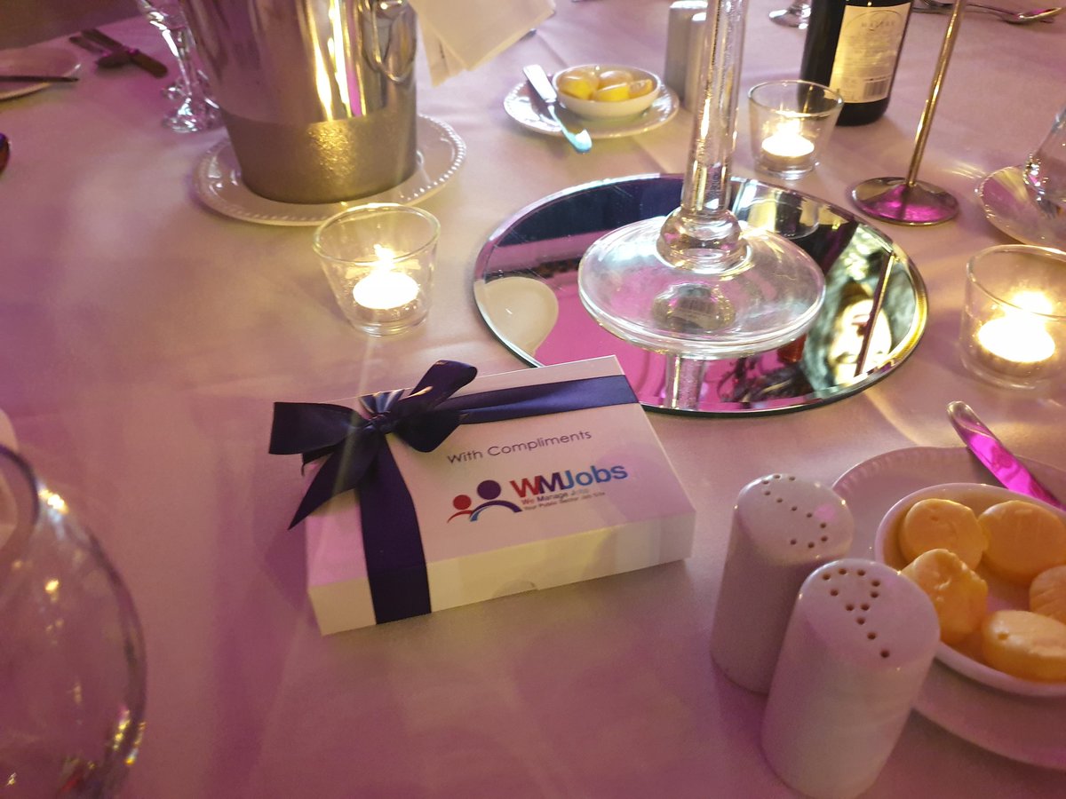 RebeccaDavisWME's tweet photo. At the @BhamCityCouncil #CA19 awards tonight celebrating staff achievement and proud to sponsor @WMEmployers and @WeManageJobs https://t.co/3mgwQBT6TU