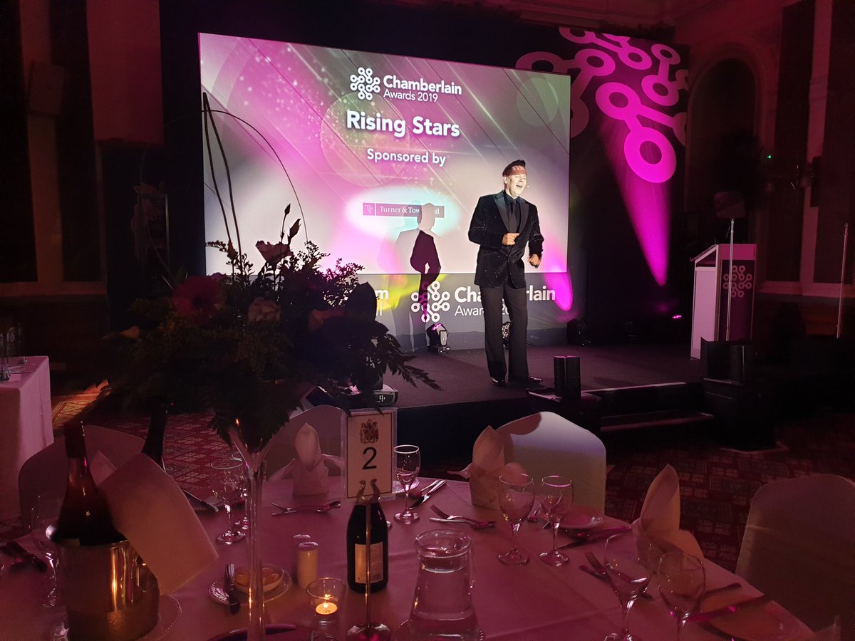 RebeccaDavisWME's tweet photo. At the @BhamCityCouncil #CA19 awards tonight celebrating staff achievement and proud to sponsor @WMEmployers and @WeManageJobs https://t.co/3mgwQBT6TU