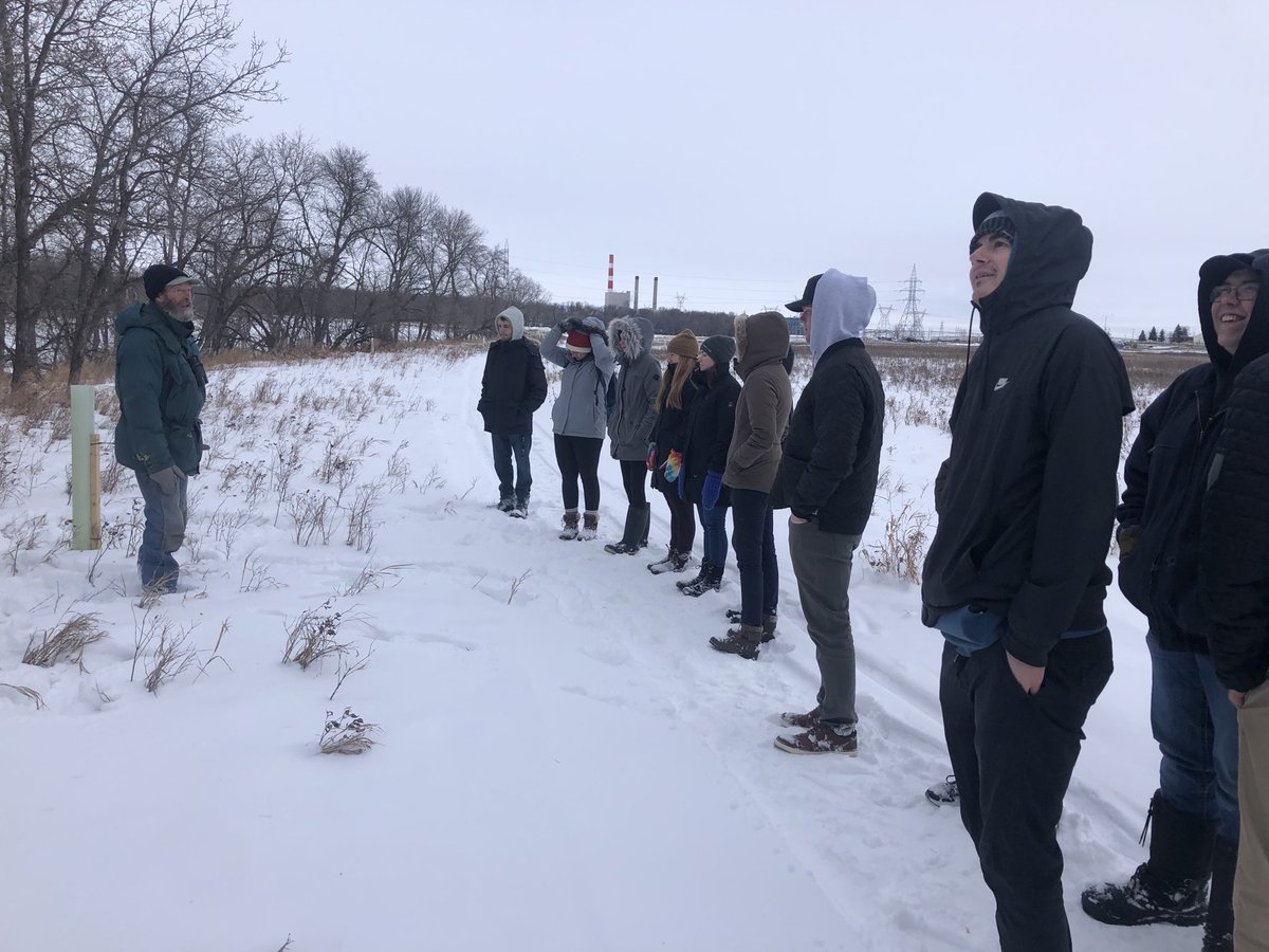 Land_WaterACC's tweet photo. Thoroughly enjoyed Dave Barnes’ great overview and tour of the #AssiniboineFoodForest for ACC #Land&amp;WaterMgt students. Fabulous day to be out of the classroom. ⁦@accmb⁩ https://t.co/PQaxdIBt6t