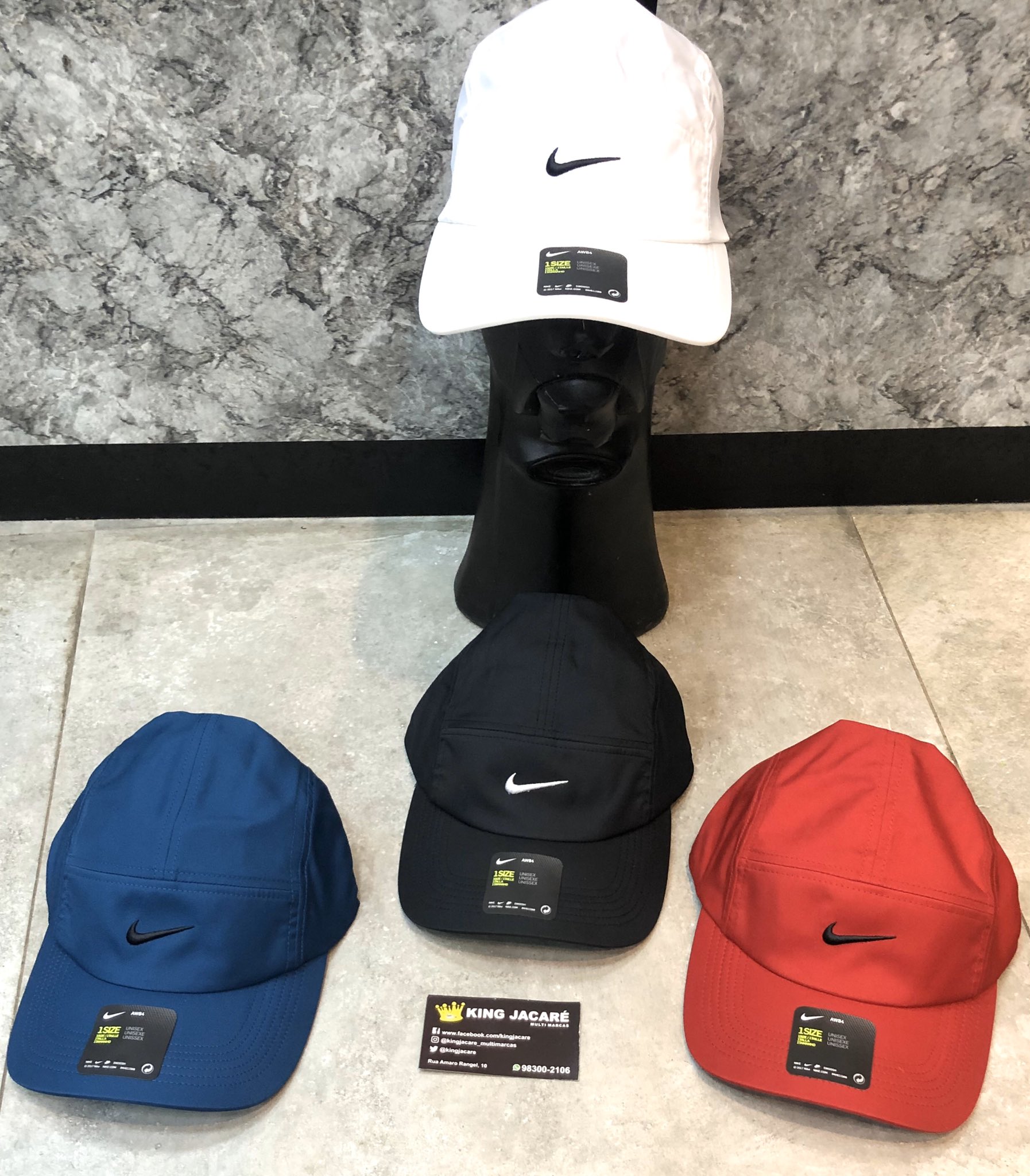 Boné five panel nike sales
