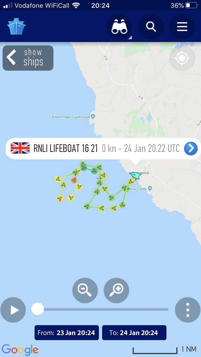Andy has been out in his first training session with our local lifeboat crew #RNLI