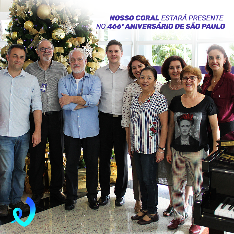 São Paulo comemora seus 466 anos amanhã, e o Hospital Edmundo Vasconcelos faz parte dessa festa. Nosso Grupo Vocal é uma das atrações que estará na Avenida Paulista neste sábado, às 11h, para comemorar o aniversário da cidade. E você, preparado para aproveitar essa festa?