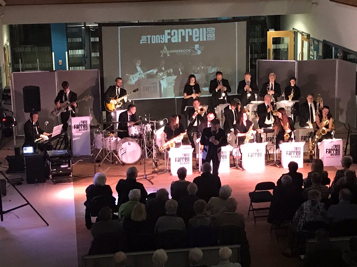 shireacademy's tweet photo. We are being treated to some fantastic music and entertainment this evening form the incredible @TonyFarrellBB https://t.co/tJyRE1o3X4