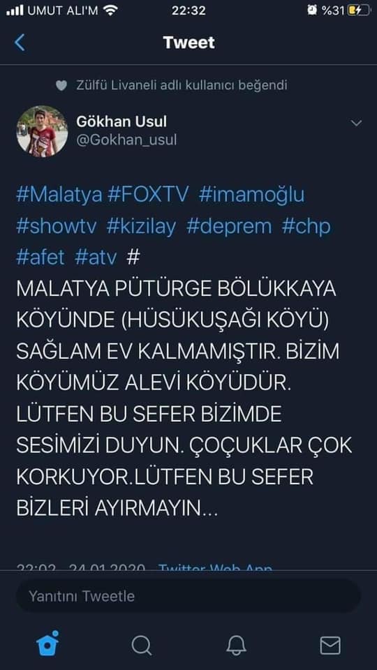 Elazığ başta olmak üzere tüm illerimize çok geçmiş olsun.
Bizde, vicdanımızda insan ayırmak yok. 
Lütfen yardım.. #Elazığ #Malatya #Deprem
