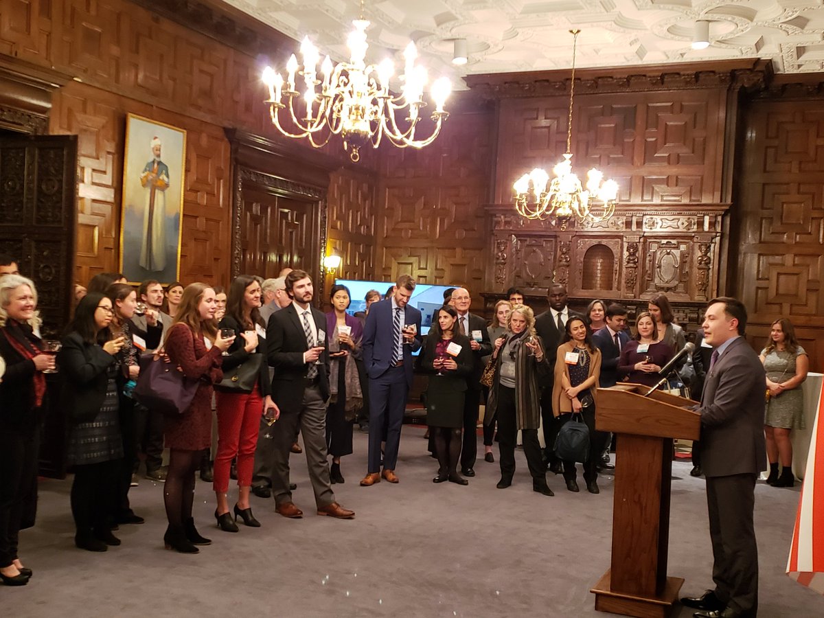 bikarlington's tweet photo. Many thanks to @UZEmbassyDC for hosting #GlobalTies2020 last night. It was my honor as a board member to be there #FacesOfExchange https://t.co/GY7Ujw1CKk
