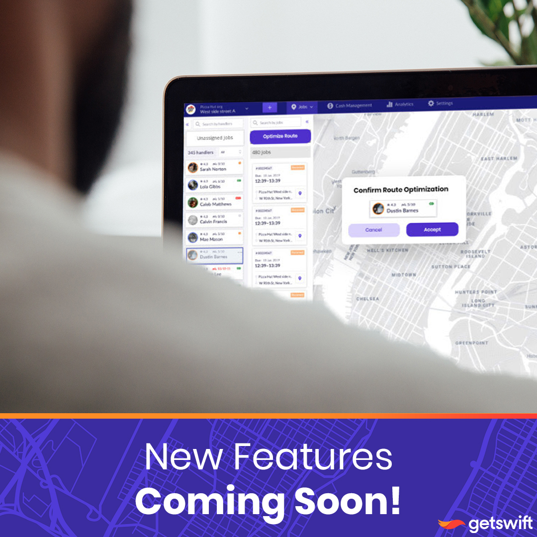 getswift_'s tweet photo. Here are some of the key features coming soon to our platform to make your last mile smoother: 

⛓️ Integration with your @DeliveryBizPro Orders
💵 Cash Management &amp; Driver Incentives 
🚗 Use Same Fleet For Multiple Stores
🕐Integration with Shift Scheduling App @Scheduling_Plus https://t.co/TYP0bLyIFp