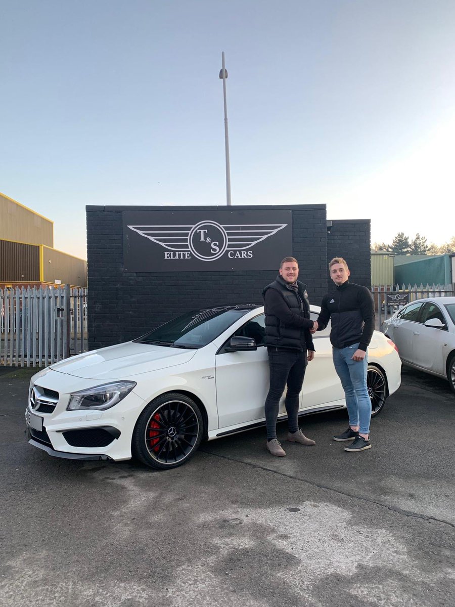 dave_tandselite's tweet photo. @lancaster_cal getting this beast and his second car from me here @tandselitecars . Enjoy your CLA45 mate and safe travels for the future. Was a pleasure #TeamElite #PreviousCustomer #CLA45 https://t.co/BCdCUE7bbY