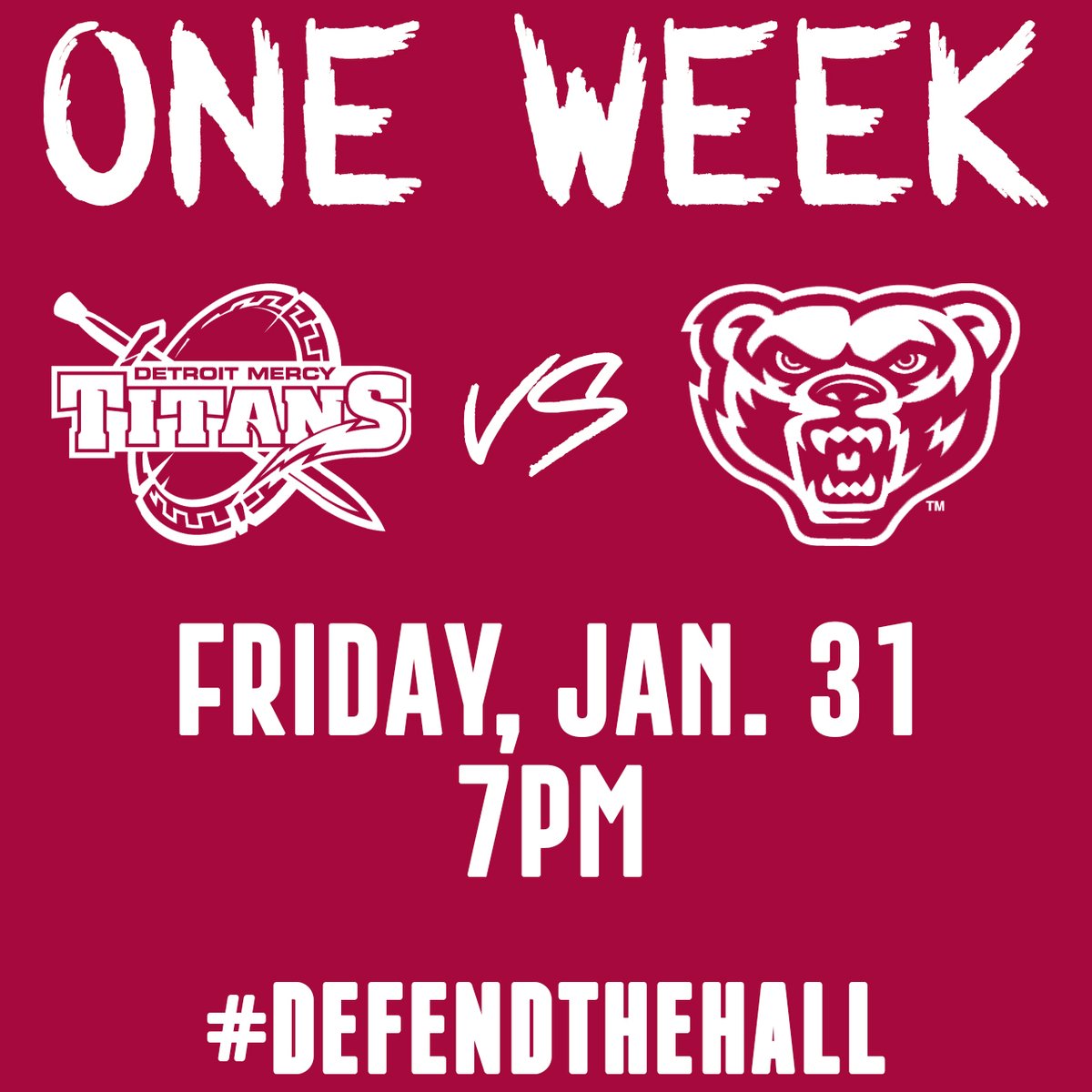 Section_313's tweet photo. It all goes down one week from today. #BeatOakland #DefendtheHall https://t.co/grcP7huNOc