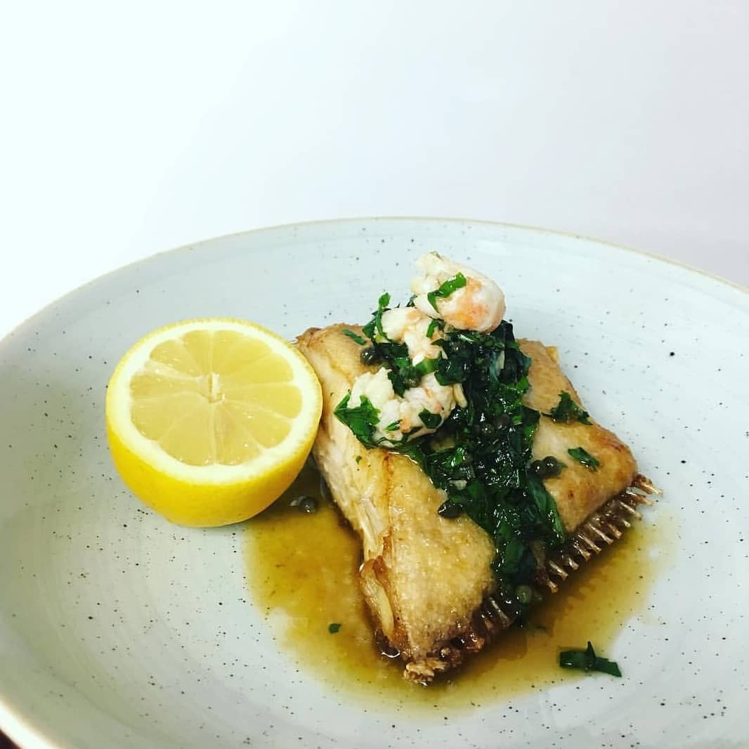 AndrewEdmunds46's tweet photo. Cornish #Brill, Salsify &amp; Spiced Cromer Crab Butter is #onthemenu tomorrow with acclaimed #guestchef Karl Goward.
.  
If you were lucky enough to book your place you are in for a treat of a #wintersupper.
Image courtesy of Karl Goward.
.   
#fishdish #specialmenu #andrewedmunds https://t.co/IRx0BFCrDY