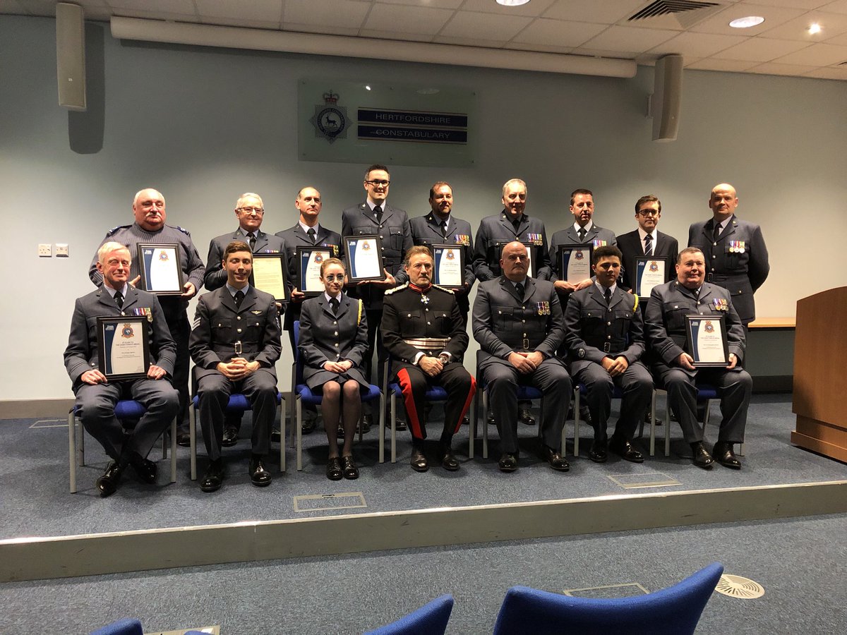 Delighted to present  Staff Awards to ⁦@hbwaircadets⁩ at ⁦<a href="/HertsPolice/">Herts Police</a>⁩ HQ. Thank you to the adult volunteers for all you do for the cadets. ⁦⁦@wwo_hbw⁩ ⁦<a href="/1166SqnATC/">1166 (Welwyn Garden City) Sqn</a>⁩ ⁦@OCHertsBucks⁩