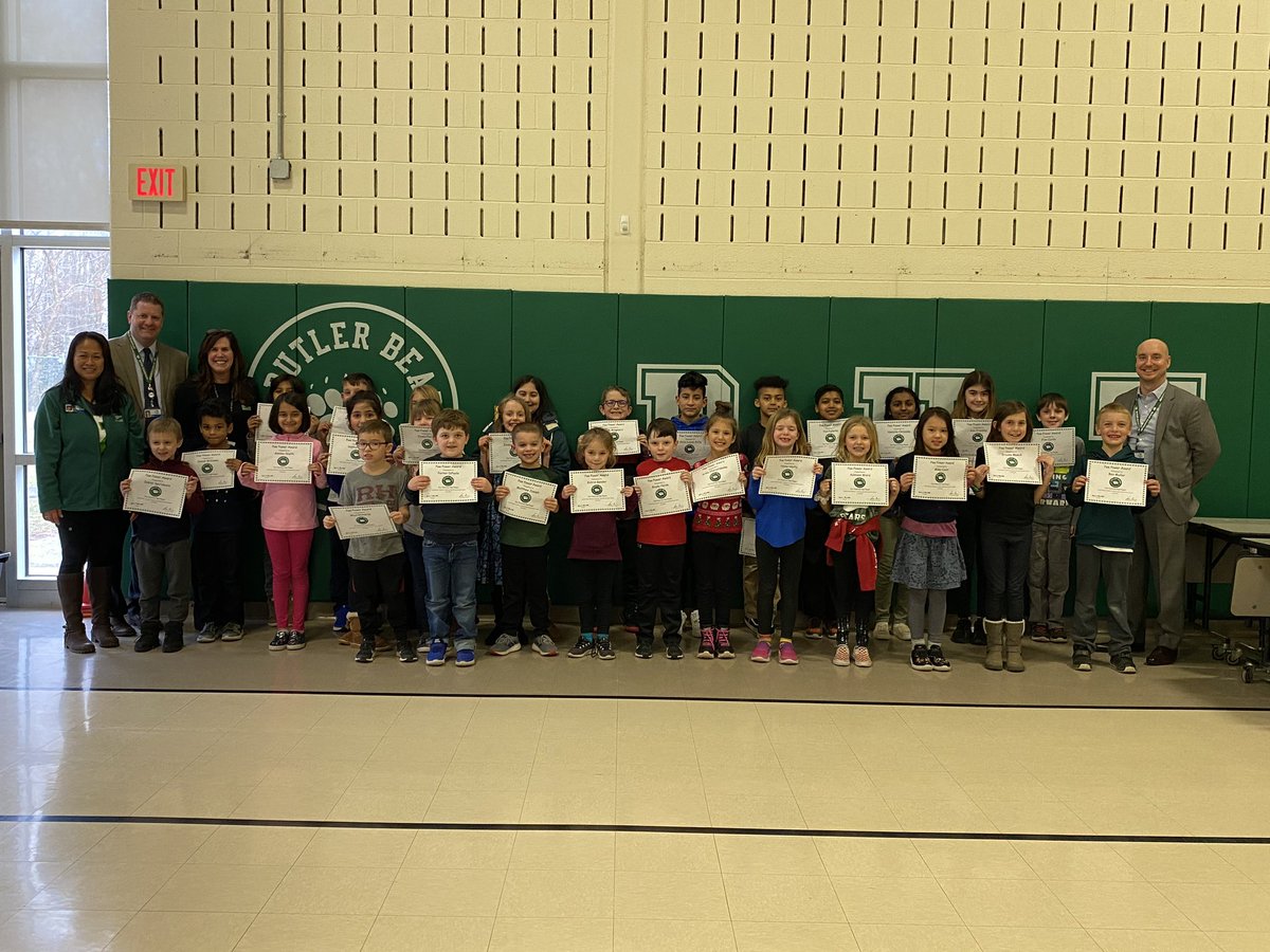 Congratulations to our Butler Bears picked for “Snack with the Principals”!  Exciting occasion for our Power Paw Winners!