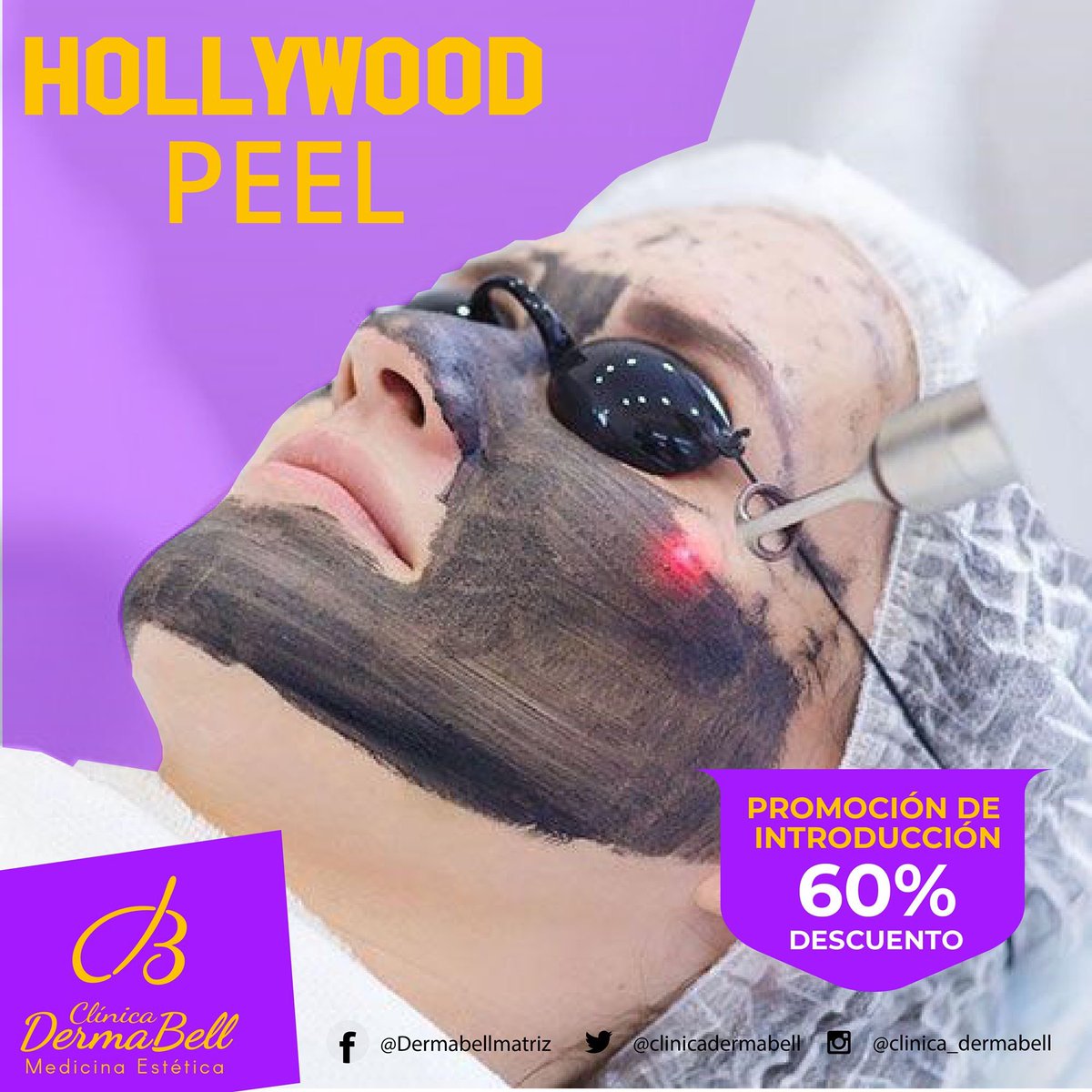 dermabellmx's tweet photo. Ya disponible en Clínicas #DermaBell el tratamiento de las estrellas #HollywoodPeel. ✨

Nuestro nuevo tratamiento es un procedimiento no invasivo que te ayuda al rejuvenecimiento de la piel. 

✅ Es seguro
✅ Efectivo 
✅ Aplicable a la mayoría de los tipos de piel. https://t.co/PLlrEtEOjg