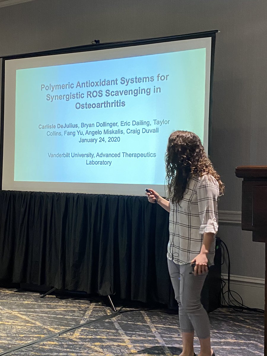 Duvall_Lab_VU's tweet photo. The lab had a great time at the Tennessee Rheumatology Society Annual Meeting #TRS2020 with @LeslieCrofford @VUMCRheum https://t.co/OshrOEBUNL