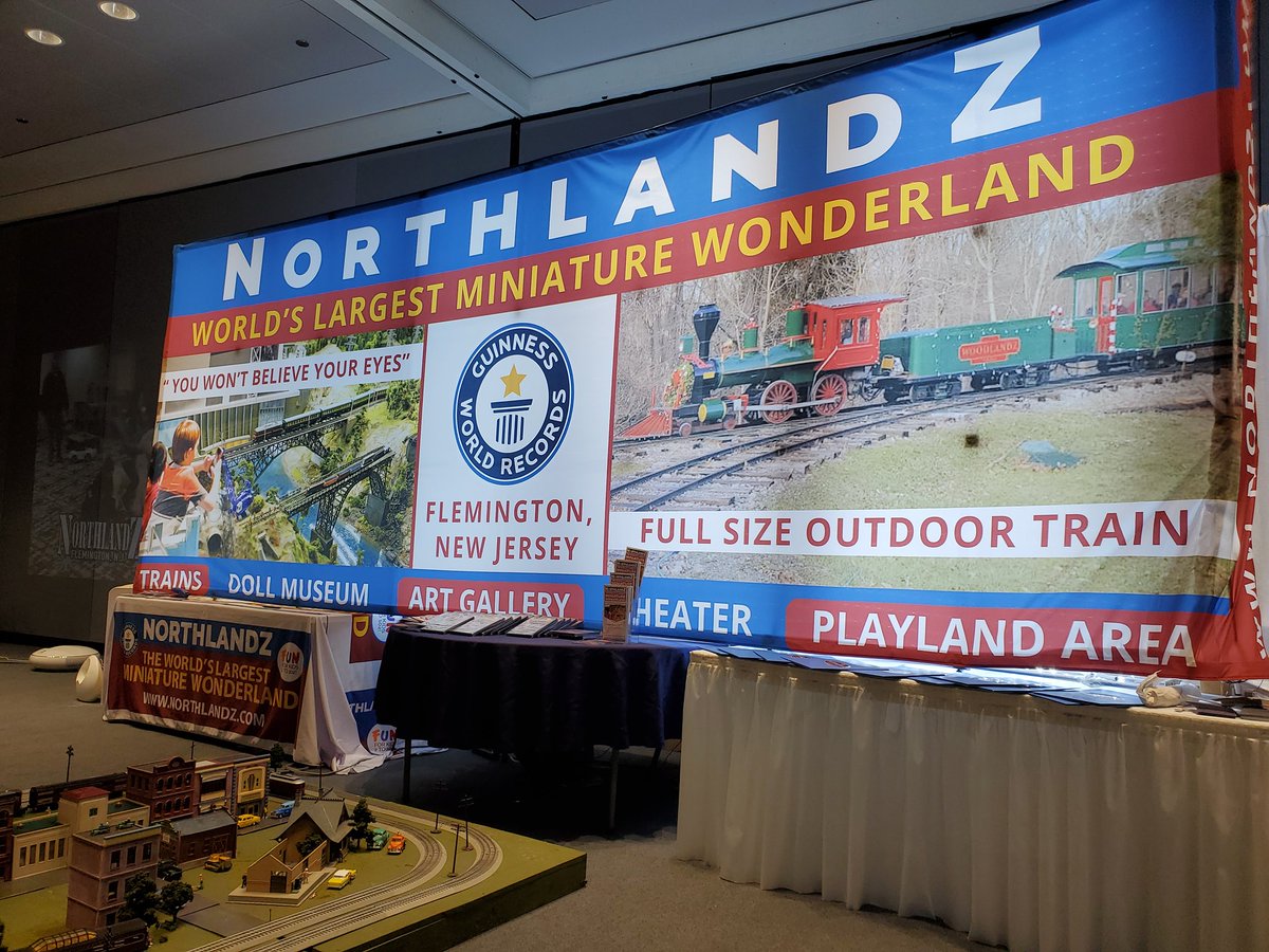 northlandz's tweet photo. Come visit us at Booth 1157 at the Jacob Javits NY TIMES TRAVEL SHOW in NyC! We are here 24th-26th 11am-5, pm!

➡️ Visit Now 👉 https://t.co/C86eVZuZIm ❣

#Northlandz #JacobJavits #NYTTravelShow #ModelTrains #ModelRailroad #AmsuementPark #modelrailroader #FridayMotivation https://t.co/USbL1MU32b