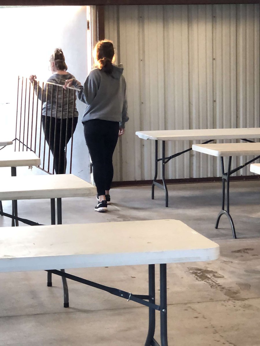 Just about ready for tomorrow's event!!! Parents and guests: bring your lawn chairs and come see all of our students' hard work!  💙💛