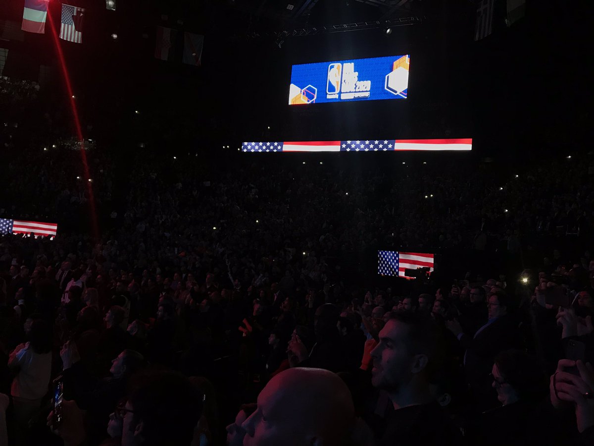 PierreRabadan's tweet photo. Here we are !  #history #nbainparis #officialseason #hommageTP https://t.co/rDb0CH4lWz