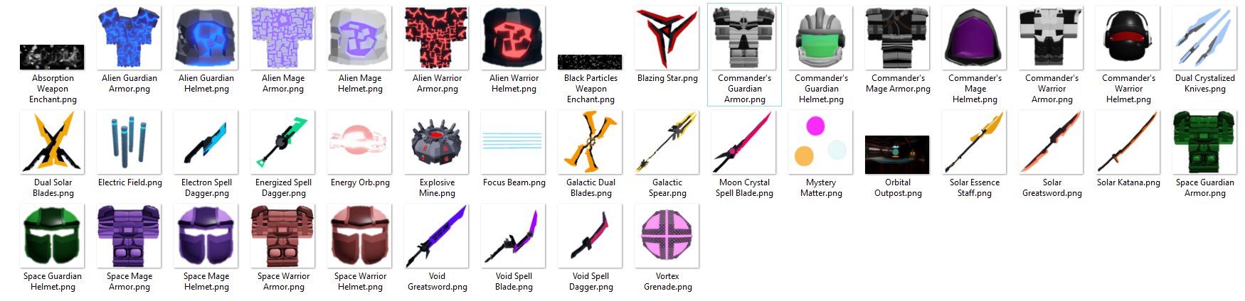 Dungeon Quest News Leaks On Twitter All Of The Items By The Way - all legendary weapons in dungeon quest roblox