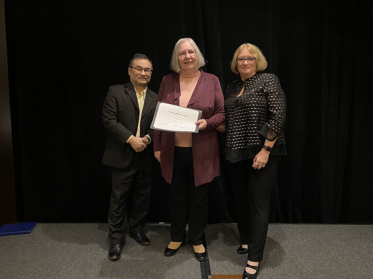 OPSBA's tweet photo. Congratulations to Algoma DSB Trustee Russell Reid and @OCDSB Chair Lynn Scott! With 25 years of service as school board trustees, they have been awarded @OPSBA’s President’s Award. Well deserved! #PESym20 https://t.co/EZEVeLkmjD