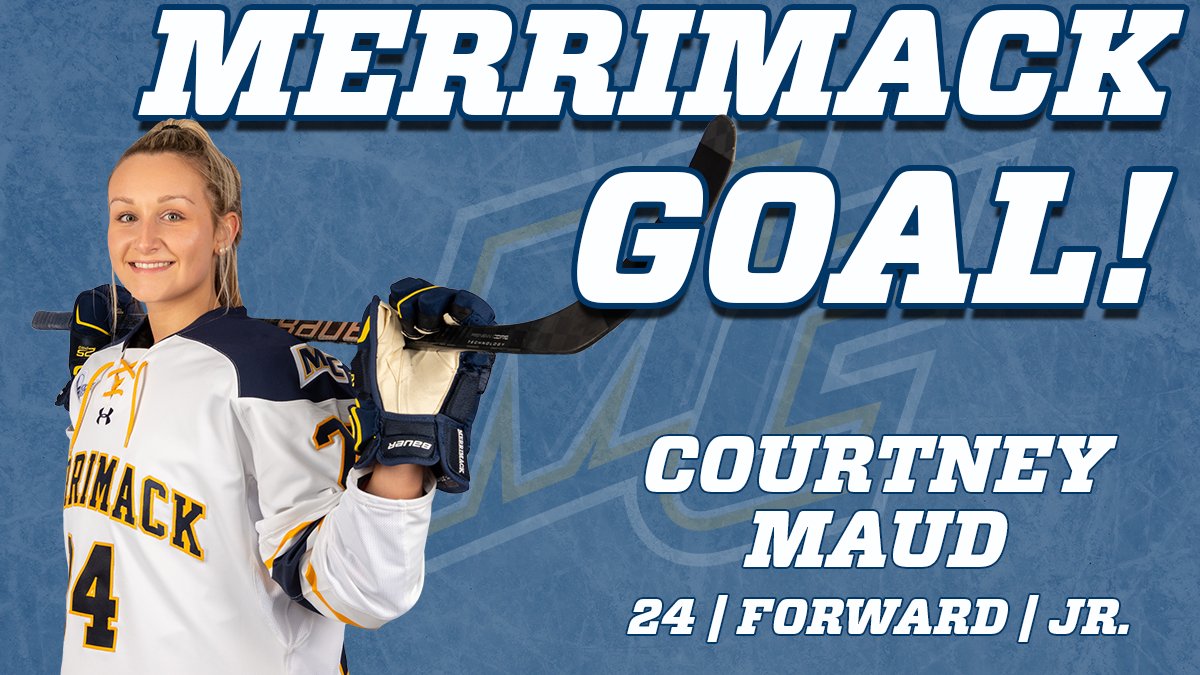 Merrimack_WIH's tweet photo. 🚨 GOOOOOOAAAAALLLLLL 🚨

COURTNEY MAUD TIES IT ON THE POWER PLAY WITH 5:45 TO GO IN THE GAME! 

#GoMack | #HEAW https://t.co/0f7VkdoGWw
