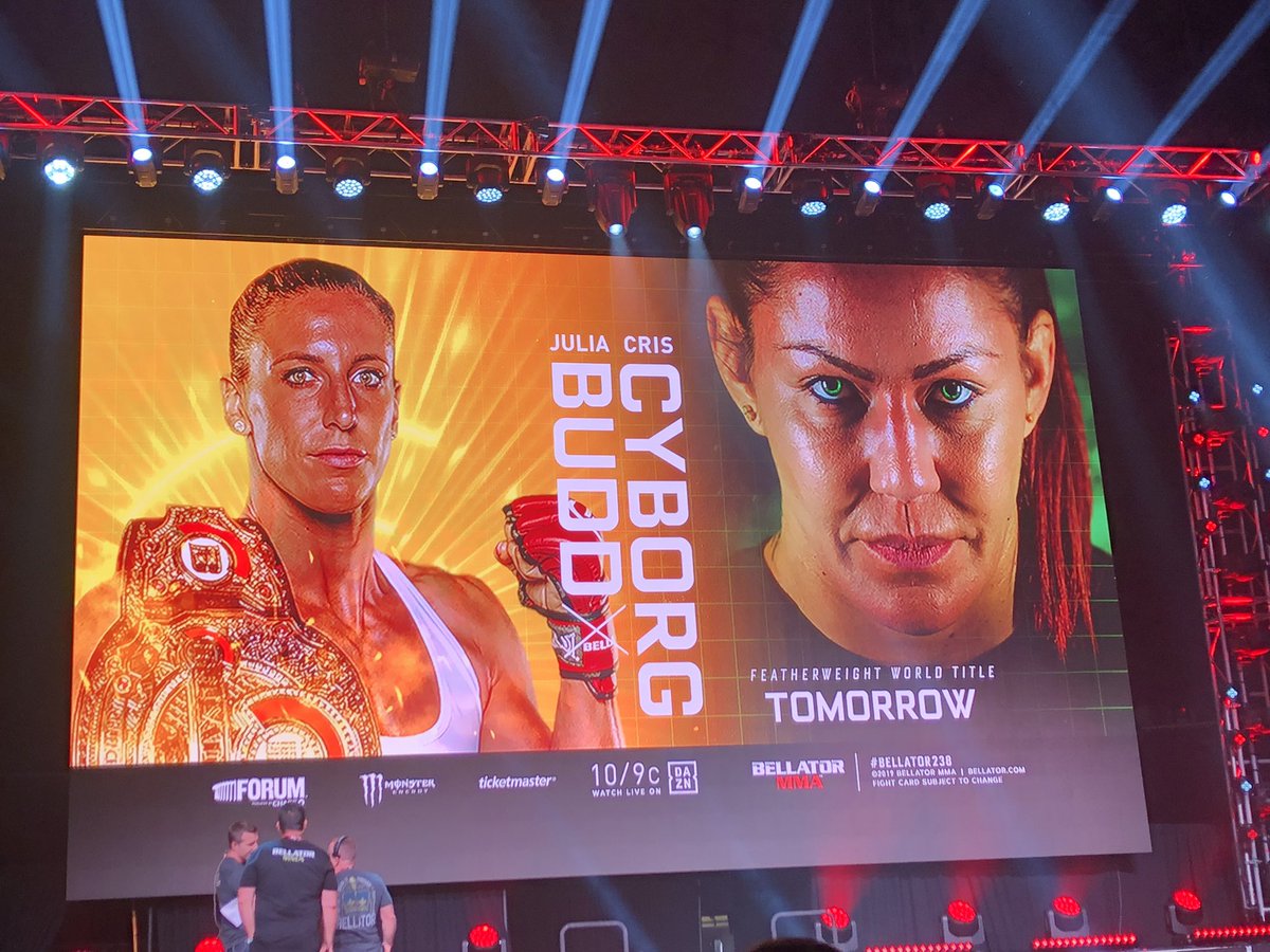PabloAlsina's tweet photo. Thank you @JuliaBudd for being live with us on @FOXLA ! She is as nice and friendly as her strikes are powerful!  @bellator #Bellator238 #BuddCyborg https://t.co/FJcqXYmqt9