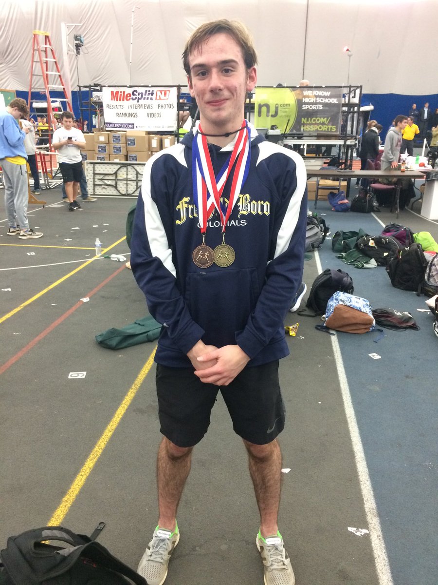 Freeholdhs's tweet photo. Congratulations to Joe LoCurcio for taking 1st place in the 1600m &amp; 3rd place in the 3200m at the Monmouth Country Championships. ⁦@FRHSDSup⁩ ⁦@FBHSathletics⁩ https://t.co/682Az7UWLG