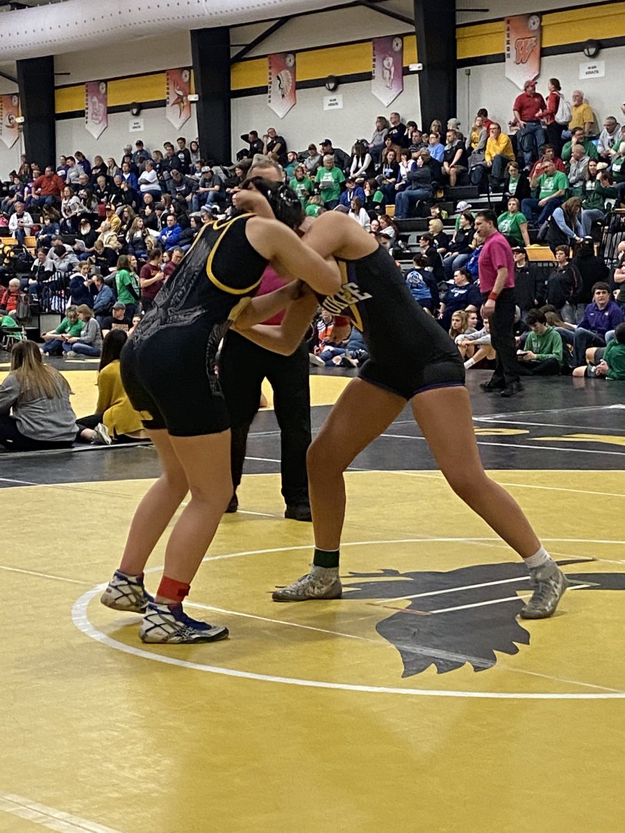 PEforlife's tweet photo. @sydneyyyyyyyc finishes the Iowa High School Girl’s Wrestling Tournament going 1-2 on the day. Keep working and getting better! @WaukeeWrestling https://t.co/hhq6u1dCXb